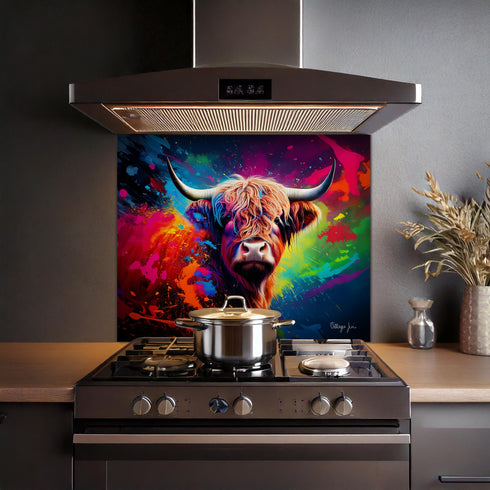 Daphnes Camouflage Art Splashback